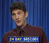 Matt Amodio, today's Jeopardy! winner (for the September 20, 2021 game.)