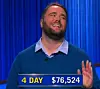TJ Fisher, today's Jeopardy! winner (for the October 7, 2025 game.)