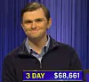 Jake DeArruda, today's Jeopardy! winner (for the January 31, 2023 game.)