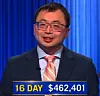 Jamie Ding, today's Jeopardy! winner (for the April 3, 2026 game.)