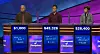 Today's Final Jeopardy! scores (for the November 14, 2019 game.)
