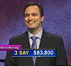 John Focht, today's Jeopardy! winner (for the February 10, 2021 game.)