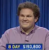 Jonathan Fisher, today's Jeopardy! winner (for the October 20, 2021 game.)