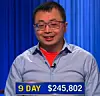 Jamie Ding, today's Jeopardy! winner (for the March 25, 2026 game.)
