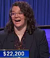 Emma Saltzberg, today's Jeopardy! winner (for the February 2, 2022 game.)