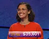 Adriana Ciccone, today's Jeopardy! winner (for the November 29, 2018 game.)