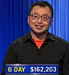 Jamie Ding, today's Jeopardy! winner (for the March 20, 2026 game.)
