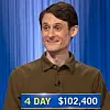 Alex DeFrank, today's Jeopardy! winner (for the July 25-26, 2026 game.)