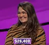 MacKenzie Jones, today's Jeopardy! winner (for the February 17, 2020 game.)