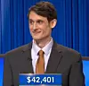 Alex DeFrank, today's Jeopardy! winner (for the July 4-5, 2026 game.)