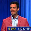 Tristan Williams, today's Jeopardy! winner (for the May 12, 2026 game.)