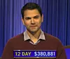 Cris Pannullo, today's Jeopardy! winner (for the November 22, 2022 game.)