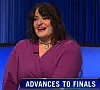 Jilana Cotter, today's Jeopardy! winner (for the November 6, 2023 game.)