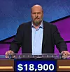 Marty Cunningham, today's Jeopardy! winner (for the February 8, 2018 episode.)