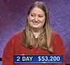 Juliet Mayer, today's Jeopardy! winner (for the May 10, 2021 game.)
