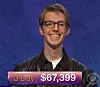Ryan Fenster, today's Jeopardy! winner (for the January 31, 2018 episode.)