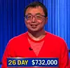 Jamie Ding, today's Jeopardy! winner (for the April 17, 2026 game.)