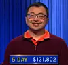 Jamie Ding, today's Jeopardy! winner (for the March 19, 2026 game.)