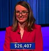Vickie Talvola, today's Jeopardy! winner (for the September 25, 2025 game.)