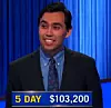 Caleb Groen, today's Jeopardy! winner (for the July 8, 2026 game.)
