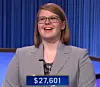 Ciara Donegan, today's Jeopardy! winner (for the March 24, 2022 game.)
