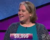 Joanna Kimmitt, tonight's Jeopardy! winner (for the October 18, 2017 episode.)