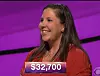 Sara Butner, today's Jeopardy! winner (for the October 4, 2018 episode.)