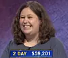 Jen Jazwinski, today's Jeopardy! winner (for the July 9, 2021 game.)