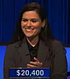 Ilhana Redzovic, today's Jeopardy! winner (for the May 30, 2023 game.)