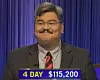 Luigi de Guzman, today's Jeopardy! winner (for the September 14, 2022 game.)
