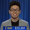 Andrew He, today's Jeopardy! winner (for the November 11, 2021 game.)
