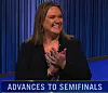 Emily Sands, today's Jeopardy! winner (for the February 23, 2024 game.)