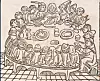 A woodcut illustration, as used during Final Jeopardy! on March 26, 2018.