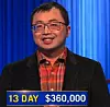 Jamie Ding, today's Jeopardy! winner (for the March 31, 2026 game.)
