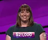 Kate O'Connor, today's Jeopardy! winner (for the December 18, 2017 episode.)