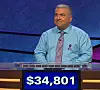 Francois Barcomb, today's Jeopardy! winner (for the October 13, 2019 game.)