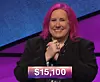 Elaine Wilson, today's Jeopardy! winner (for the March 11, 2019 game.)