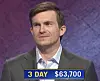 Garrett Marcotte, today's Jeopardy! winner (for the October 7, 2020 game.)