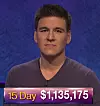 James Holzhauer, today's Jeopardy! winner (for the April 24, 2019 game.)