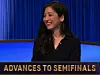 Mina Kimes, tonight's Celebrity Jeopardy winner (for the March 12, 2025 game.)