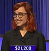 Emmie Trammell, today's Jeopardy! winner (for the July 21, 2022 game.)