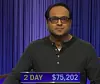 Yogesh Raut, today's Jeopardy! winner (for the January 12, 2022 game.)
