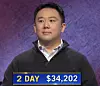 Brian Chang, today's Jeopardy! winner (for the January 20, 2021 game.)