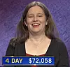 Courtney Shah, today's Jeopardy! winner (for the July 1, 2021 game.)