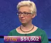 Jill Regan, today's Jeopardy! winner (for the January 29, 2019 game.)