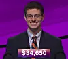 Ryan Bilger, today's Jeopardy! winner (for the July 4, 2019 game.)