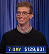 Drew Basile, today's Jeopardy! winner (for the June 27, 2024 game.)