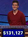 James Holzhauer set a one-day record on Jeopardy! of $131,127 on April 17, 2019.
