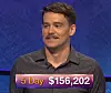 Sam Kavanaugh, today's Jeopardy! winner (for the July 16, 2019 game.)