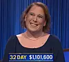 Amy Schneider, today's Jeopardy! winner (for the January 13, 2022 game.)
